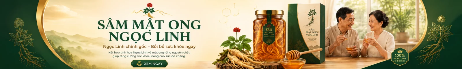 Banner Rượu Sâm Ngọc Linh