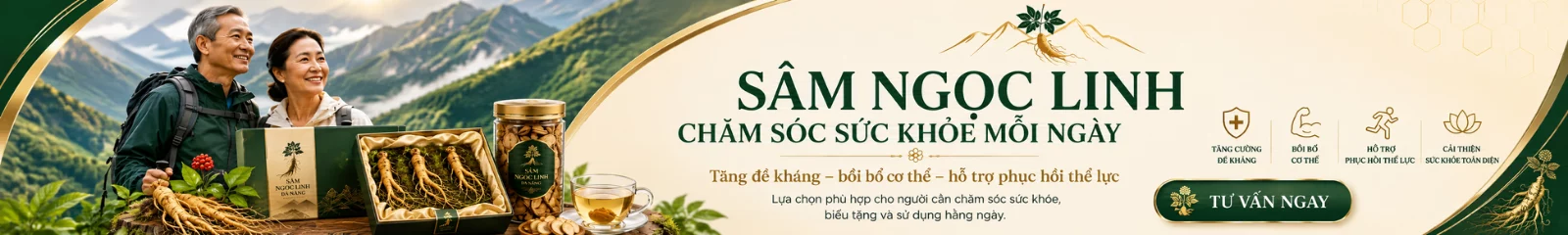 Banner Sâm Mật Ong